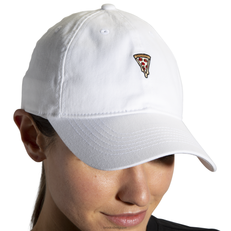 86H241232 casquette Heritage Run Brooks blanc