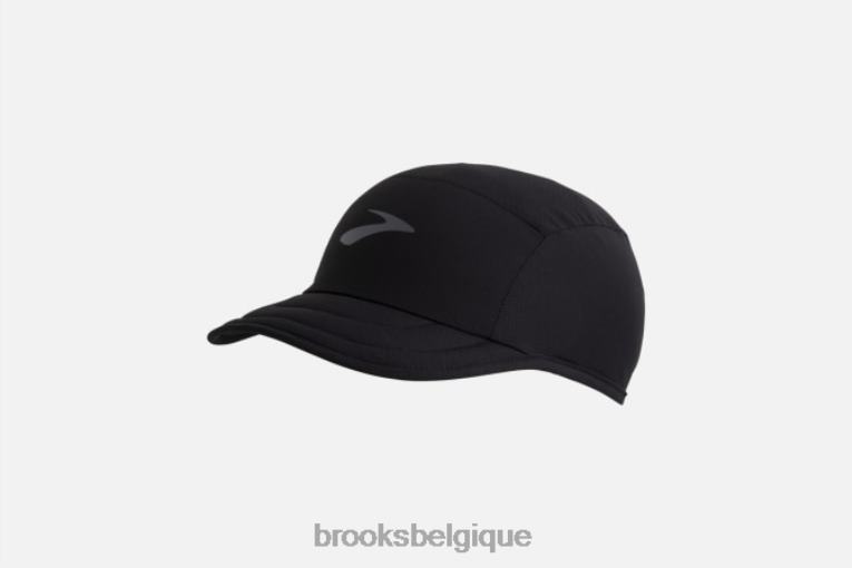 86H241669 chapeau léger et pliable Brooks noir