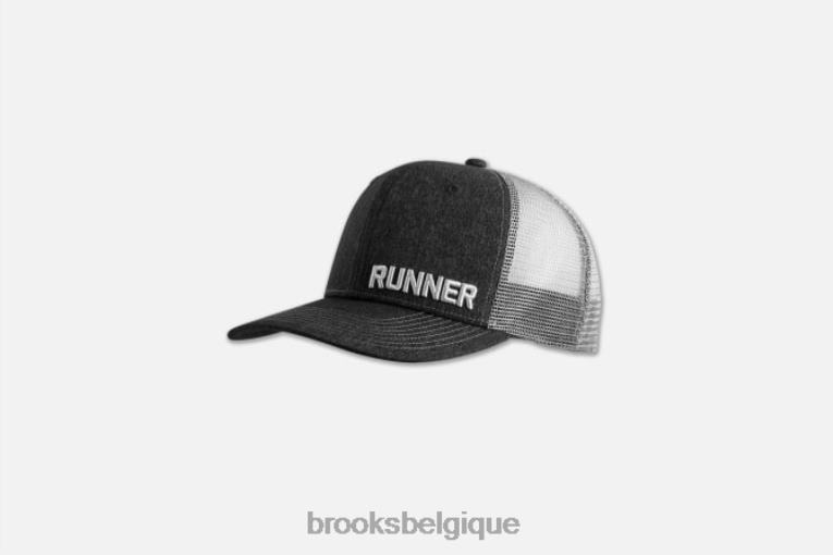 86H241715 casquette de camionneur découverte Brooks noir