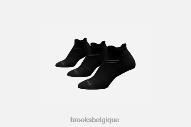 86H241749 lot de trois chaussettes de rodage Brooks noir