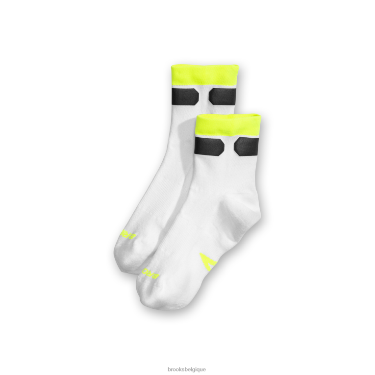 86H24447 chaussette en carbonite Brooks blanc