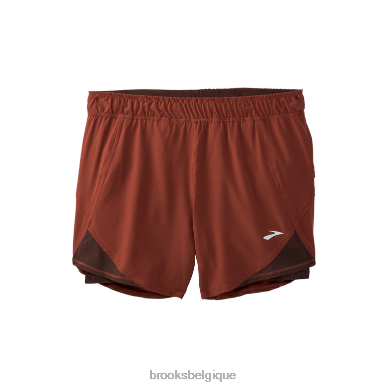 86H241046 chasseur 5'' 2-en-1 court Brooks cuivre