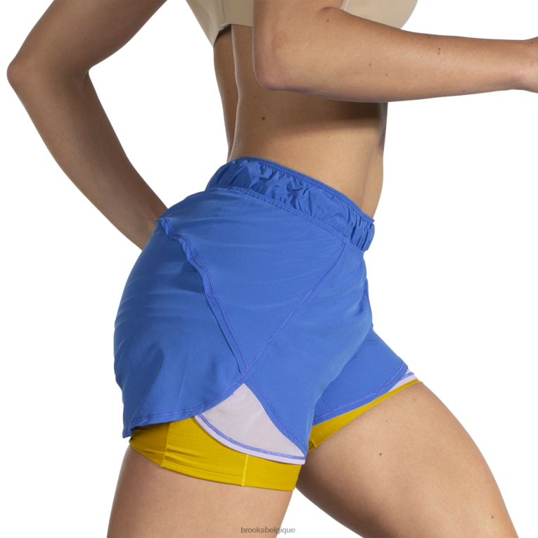 86H241048 chasseur 5'' 2-en-1 court Brooks bleu