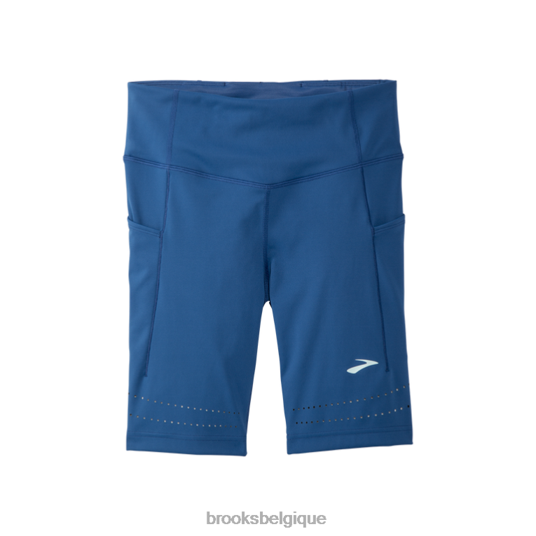 86H241093 méthode 8'' court serré Brooks bleu