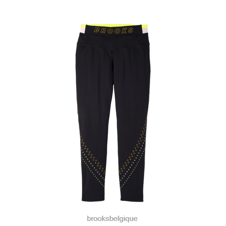 86H241168 courir dans les 7/8 serrés Brooks noir