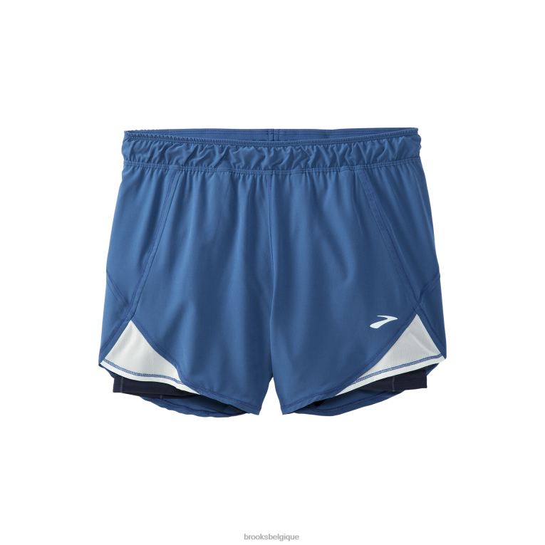 86H24403 Chaser 5 2-en-1 court Brooks bleu