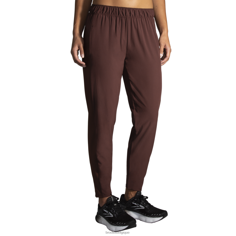 86H24517 pantalon de dépannage Brooks raisin
