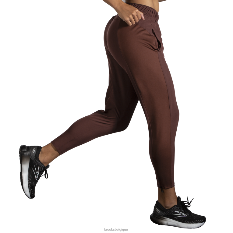 86H24517 pantalon de dépannage Brooks raisin