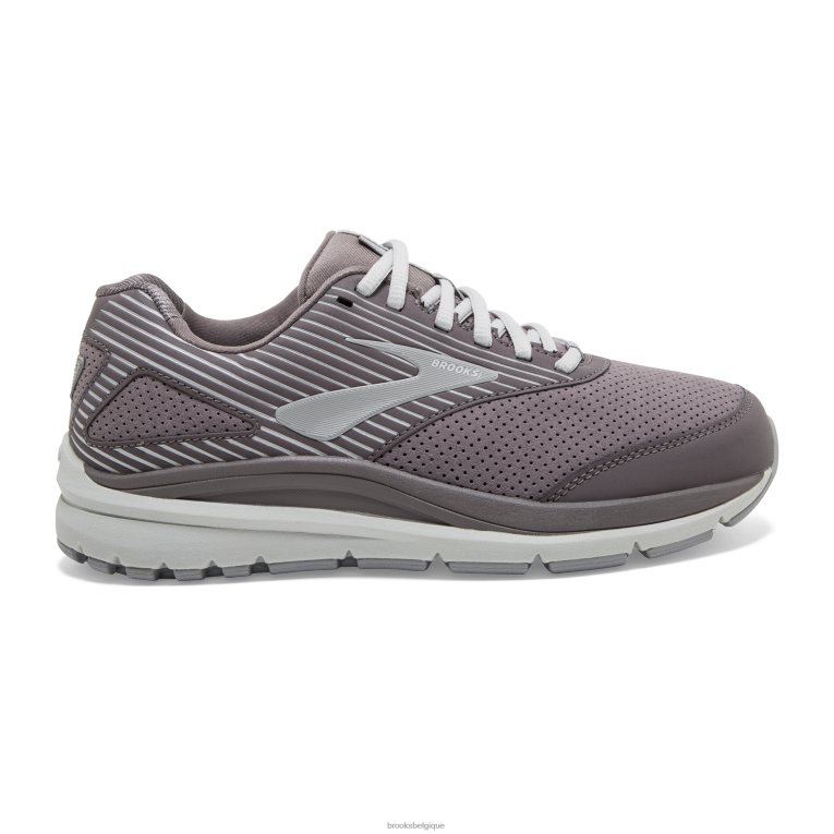 86H24278 déambulateur en daim Brooks huître