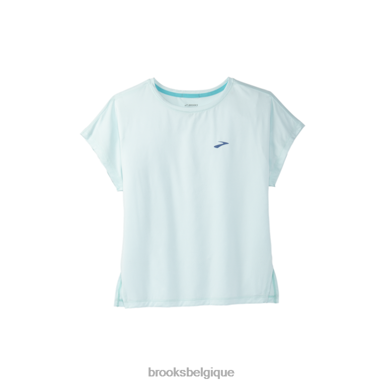 86H241036 manches courtes sans sprint Brooks bleu