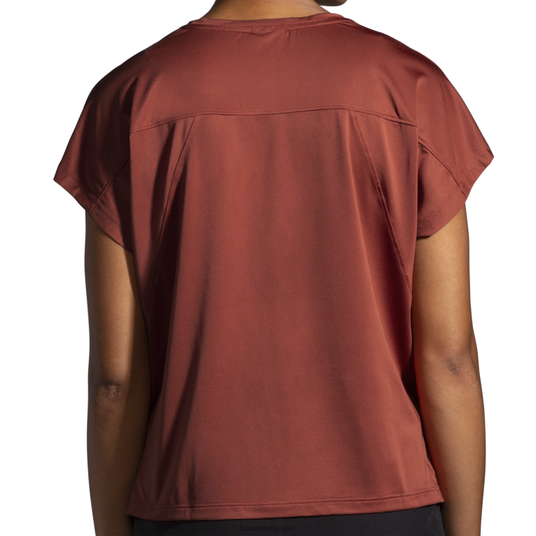 86H241037 manches courtes sans sprint Brooks cuivre