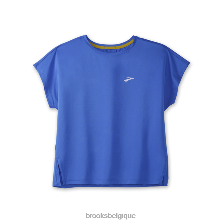 86H241040 manches courtes sans sprint Brooks bleu