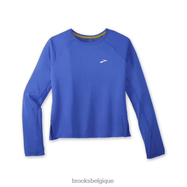 86H241139 manches longues sans sprint Brooks bleu
