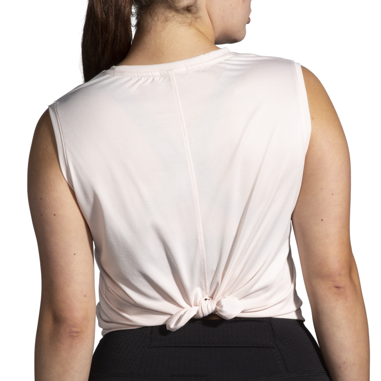 86H241177 courir sans manches Brooks rose