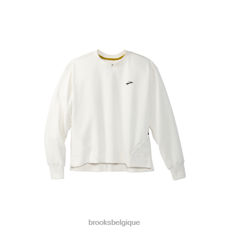 86H241206 courir dans un sweat-shirt Brooks taupe