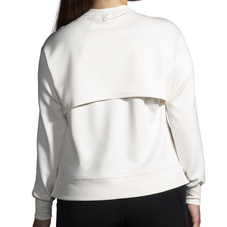 86H241206 courir dans un sweat-shirt Brooks taupe