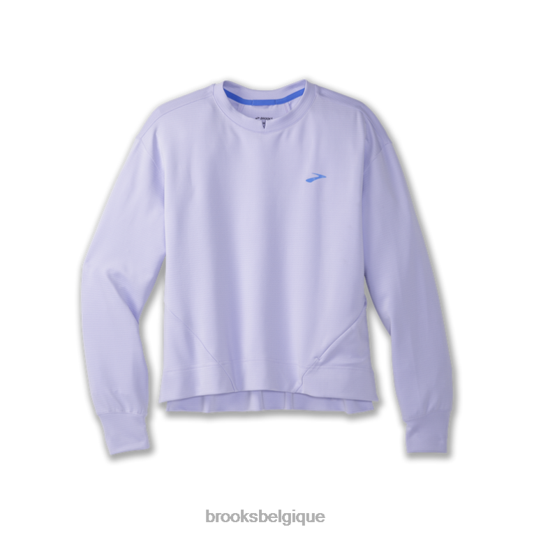 86H241207 courir dans un sweat-shirt Brooks violet