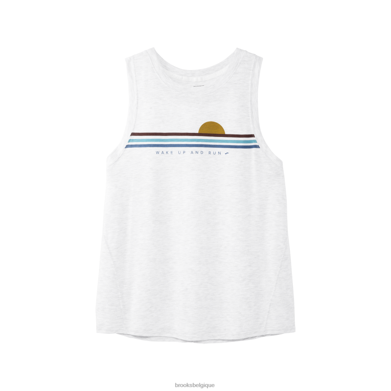 86H24312 réservoir graphique de distance Brooks blanc