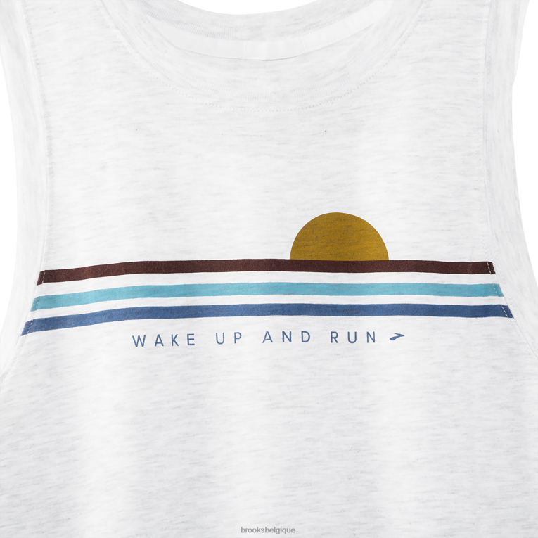 86H24312 réservoir graphique de distance Brooks blanc