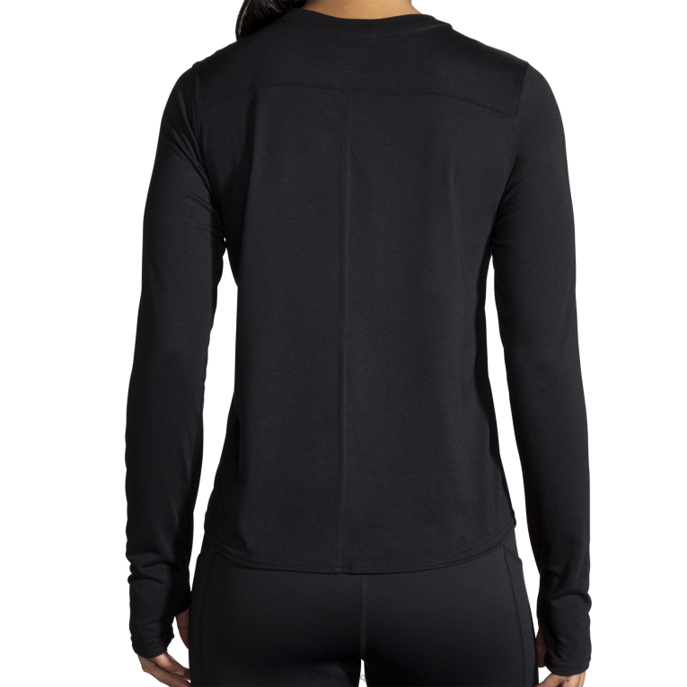 86H24325 manches longues Brooks noir