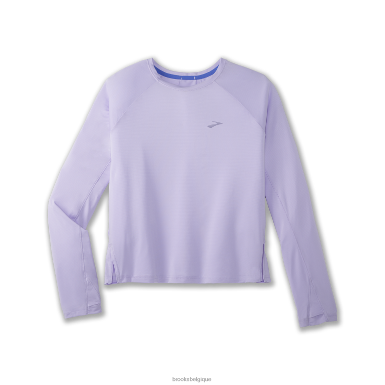 86H24490 manches longues sans sprint Brooks violet
