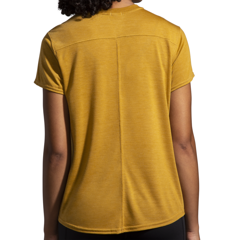 86H24512 manches courtes graphique distance Brooks olive