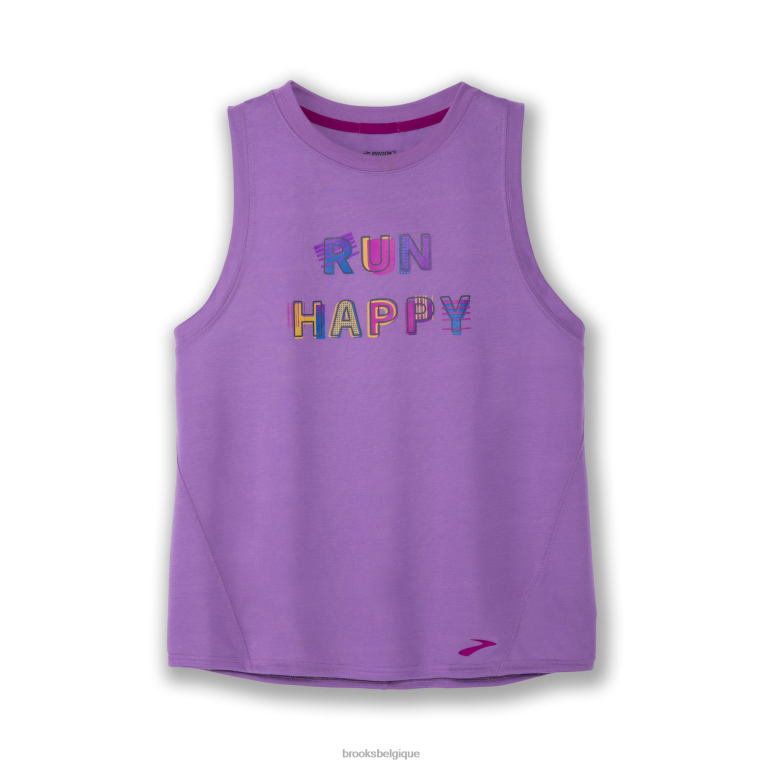 86H24715 réservoir graphique de distance Brooks héliotrope