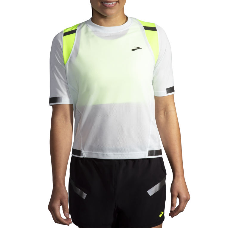 86H24759 carbonite à manches courtes Brooks gris