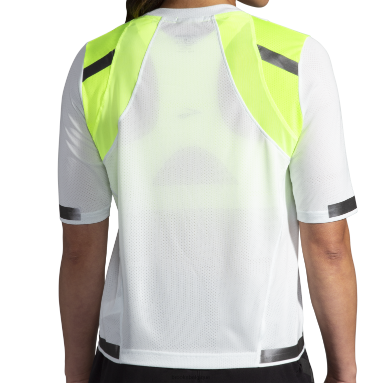 86H24759 carbonite à manches courtes Brooks gris