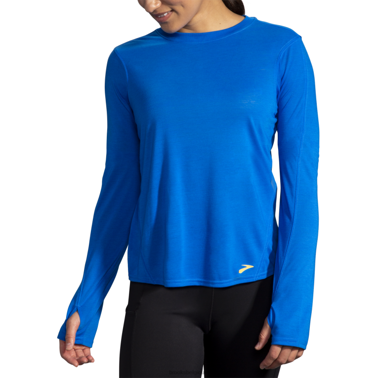 86H24800 manches longues Brooks bleu