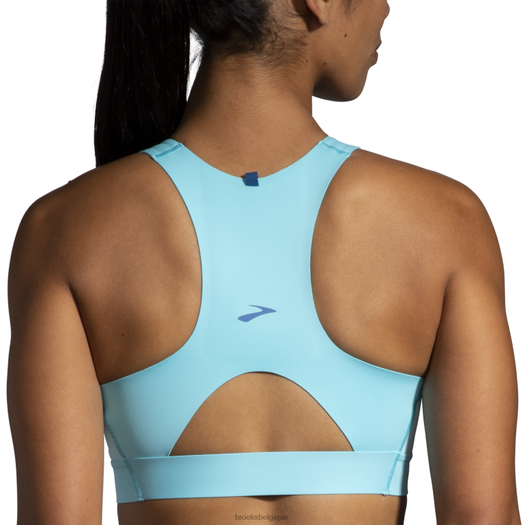 86H241109 soutien-gorge de course à 3 poches Drive Brooks sarcelle