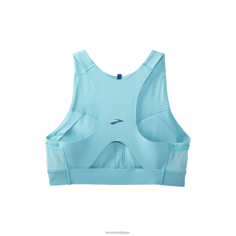 86H241109 soutien-gorge de course à 3 poches Drive Brooks sarcelle