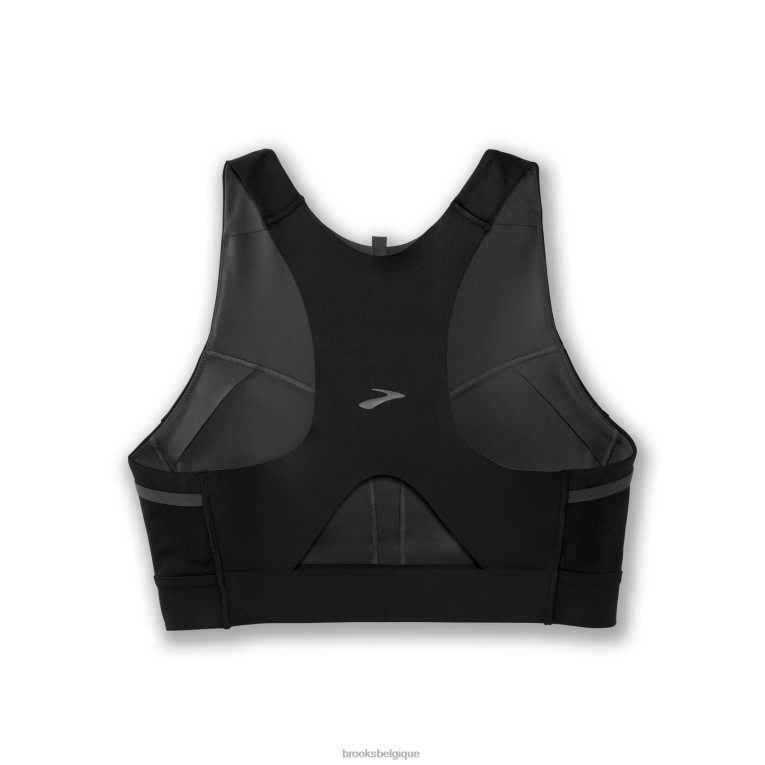 86H241112 soutien-gorge de course à 3 poches Drive Brooks noir