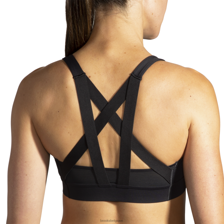 86H241115 soutien-gorge de course plongeant Drive Brooks noir