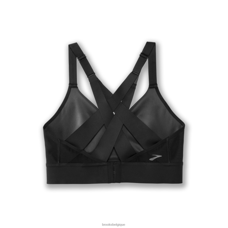 86H241125 soutien-gorge de course à entrelacs Drive Brooks noir