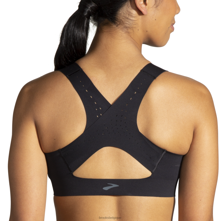 86H241219 dare zip run soutien-gorge 2.0 Brooks noir