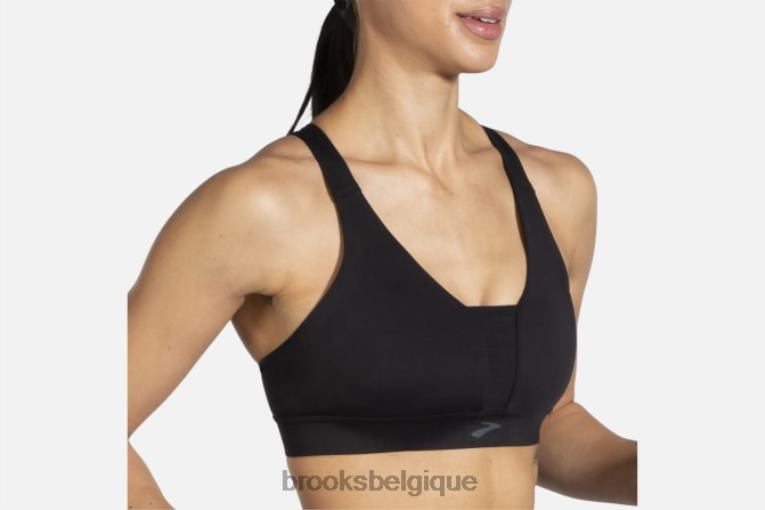 86H241632 soutien-gorge de course plongeant Drive Brooks noir
