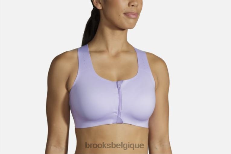 86H241642 dare zip run soutien-gorge 2.0 Brooks violet