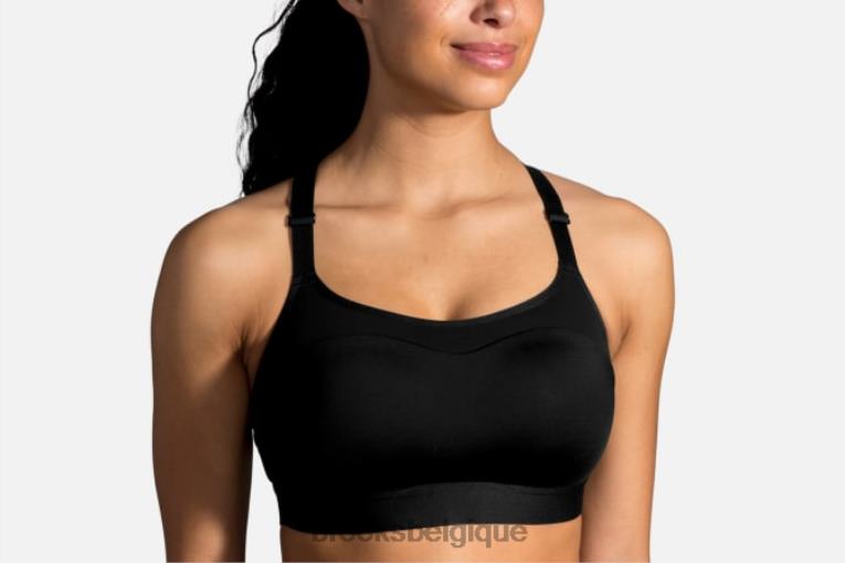 86H241691 osez le soutien-gorge de course à dos nageur Brooks noir