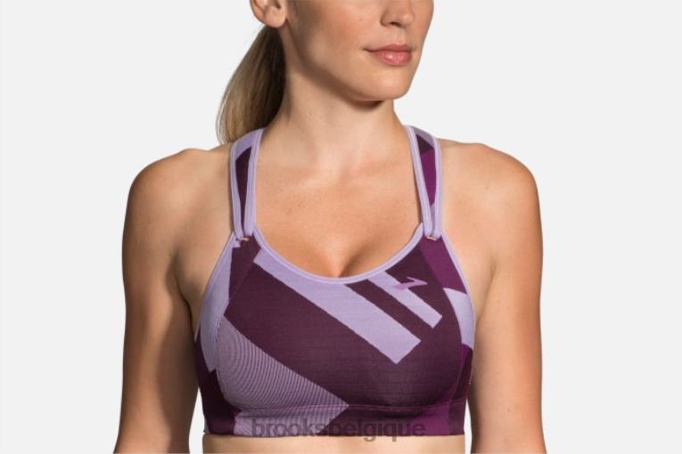 86H241725 soutien-gorge nageur à rebond Brooks violet