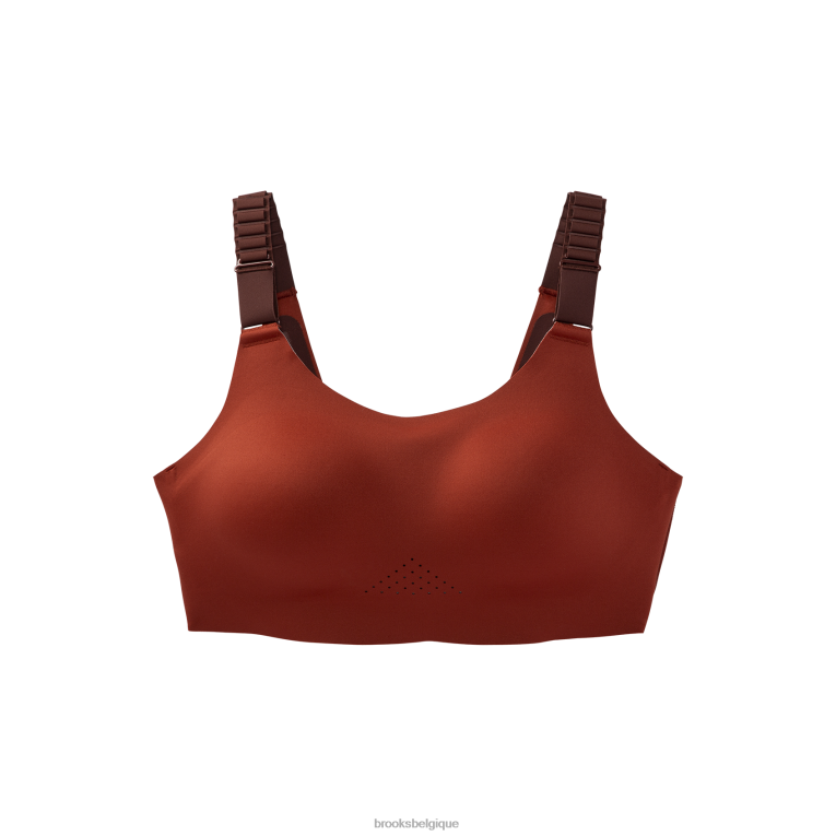 86H24351 Dare Scoopback Run Soutien-gorge 2.0 Brooks cuivre