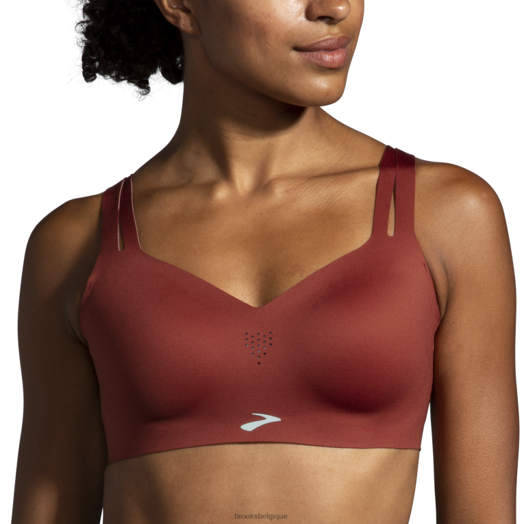 86H24385 Dare - Soutien-gorge de course à bretelles Brooks cuivre