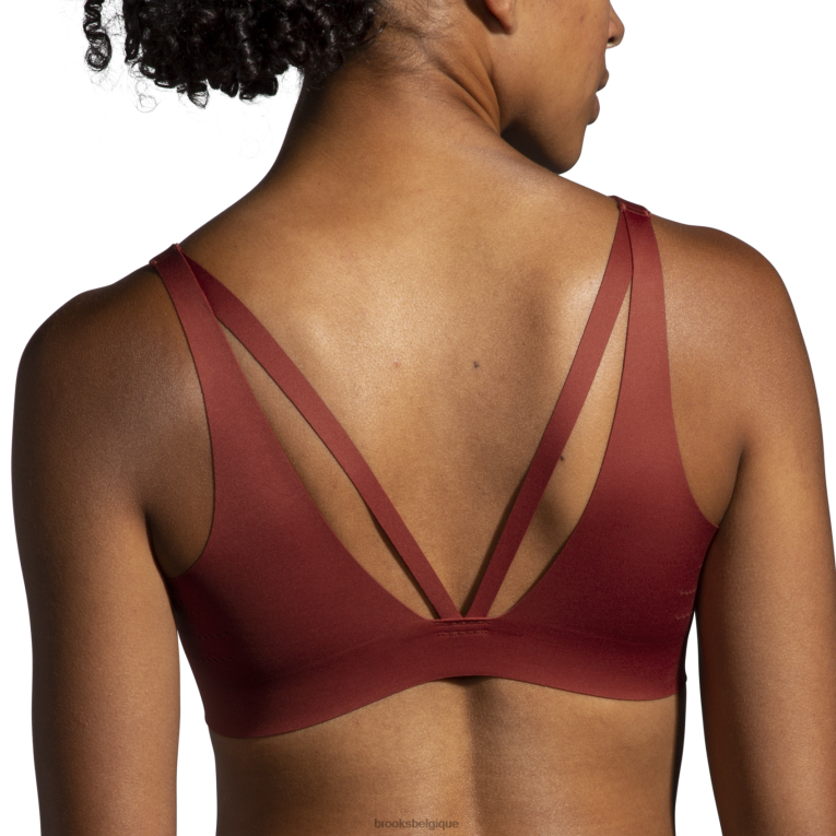 86H24385 Dare - Soutien-gorge de course à bretelles Brooks cuivre