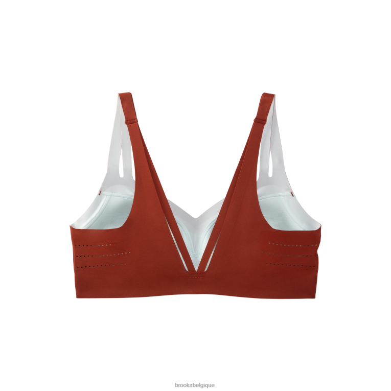86H24385 Dare - Soutien-gorge de course à bretelles Brooks cuivre