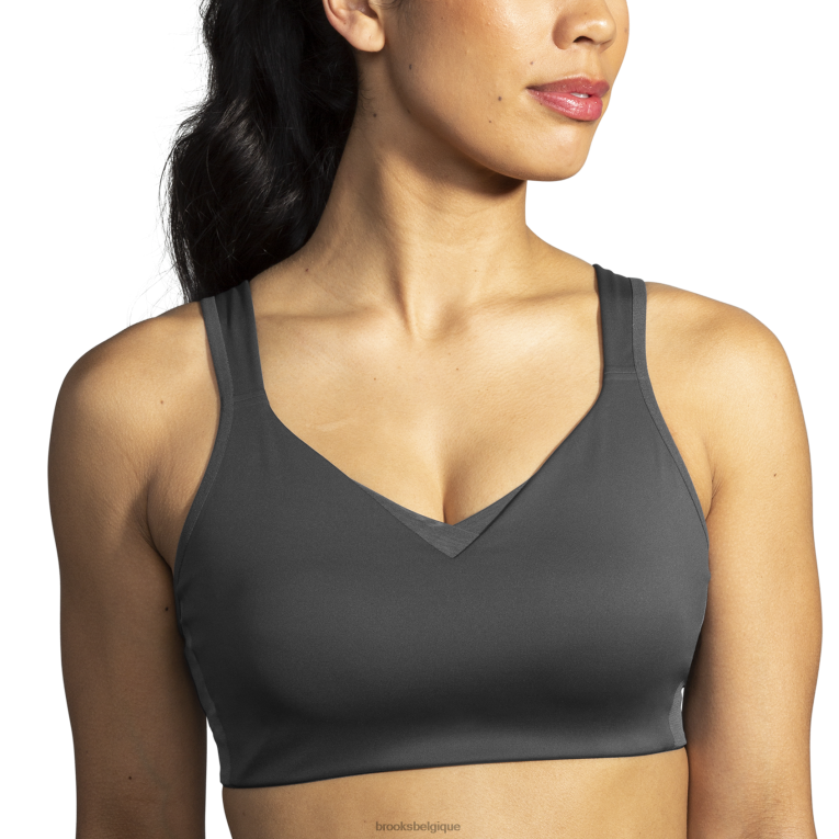 86H24605 soutien-gorge de course convertible Drive Brooks asphalte