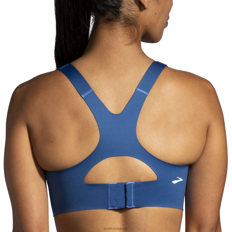 86H24620 osez le soutien-gorge de course à dos nageur 2.0 Brooks bleu