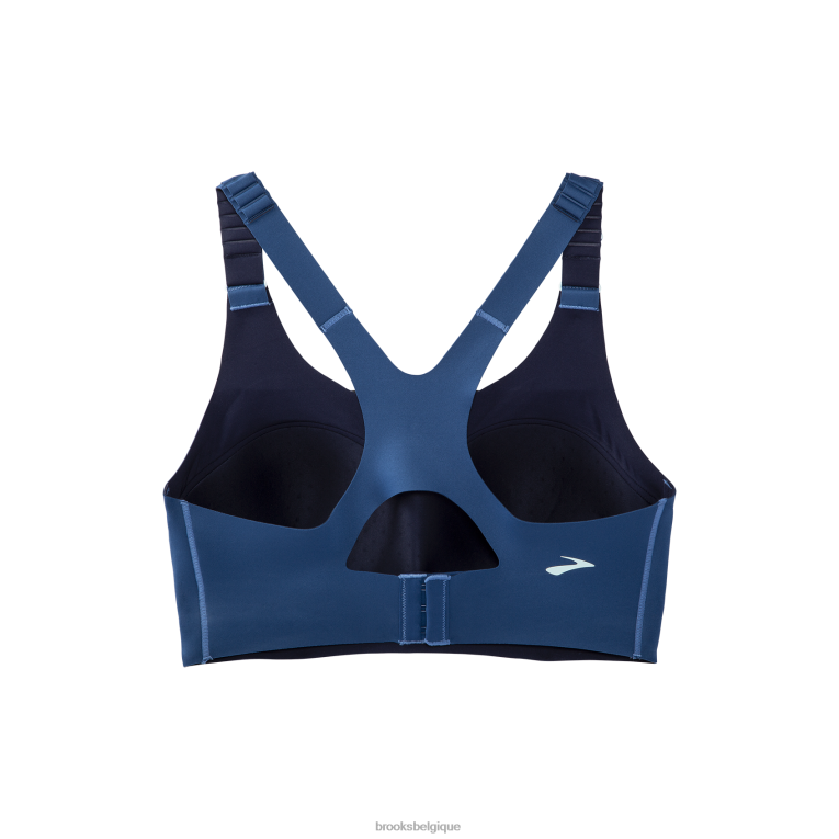 86H24620 osez le soutien-gorge de course à dos nageur 2.0 Brooks bleu