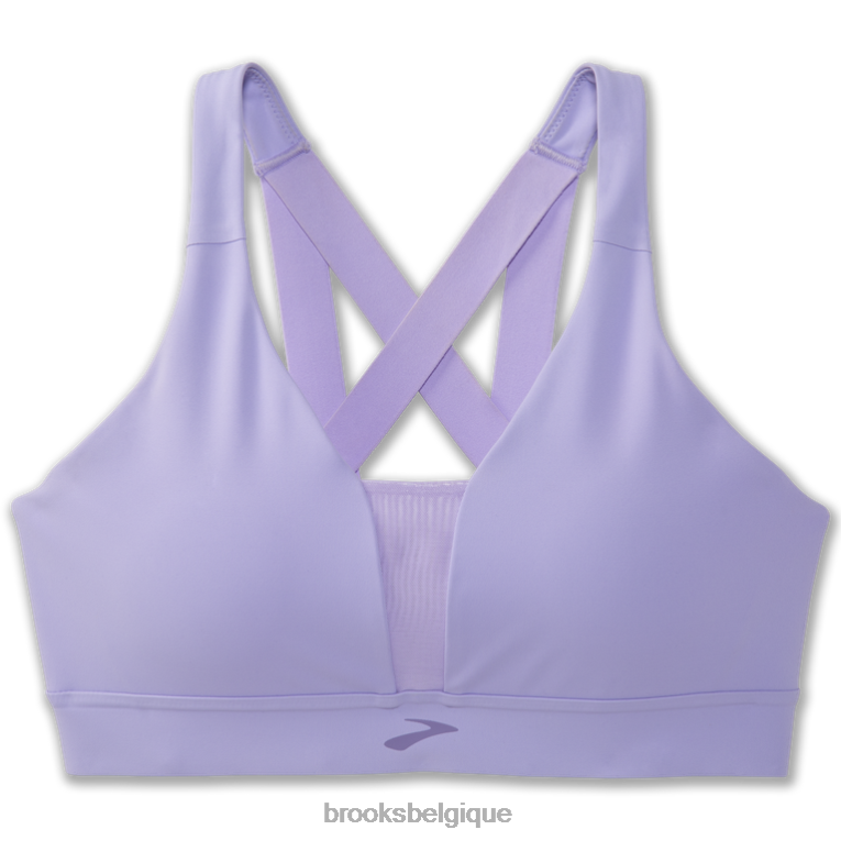 86H24627 soutien-gorge de course plongeant Drive Brooks violet