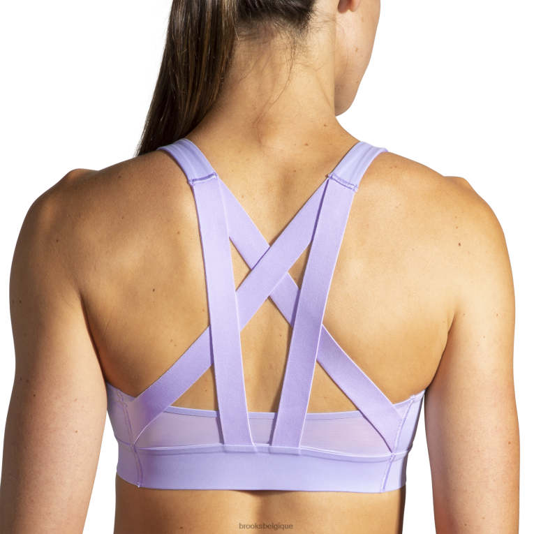 86H24627 soutien-gorge de course plongeant Drive Brooks violet
