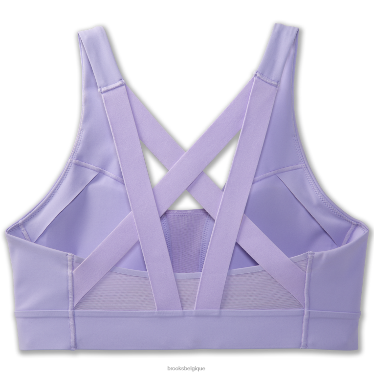 86H24627 soutien-gorge de course plongeant Drive Brooks violet
